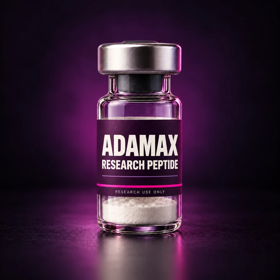 Adamax — illustrative research vial