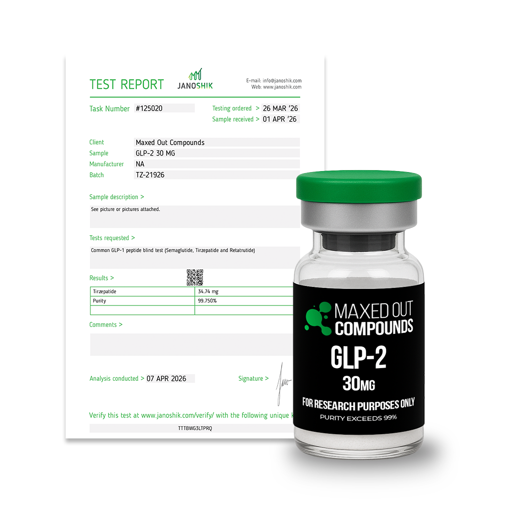 Tirzepatide — Maxed Out Compounds