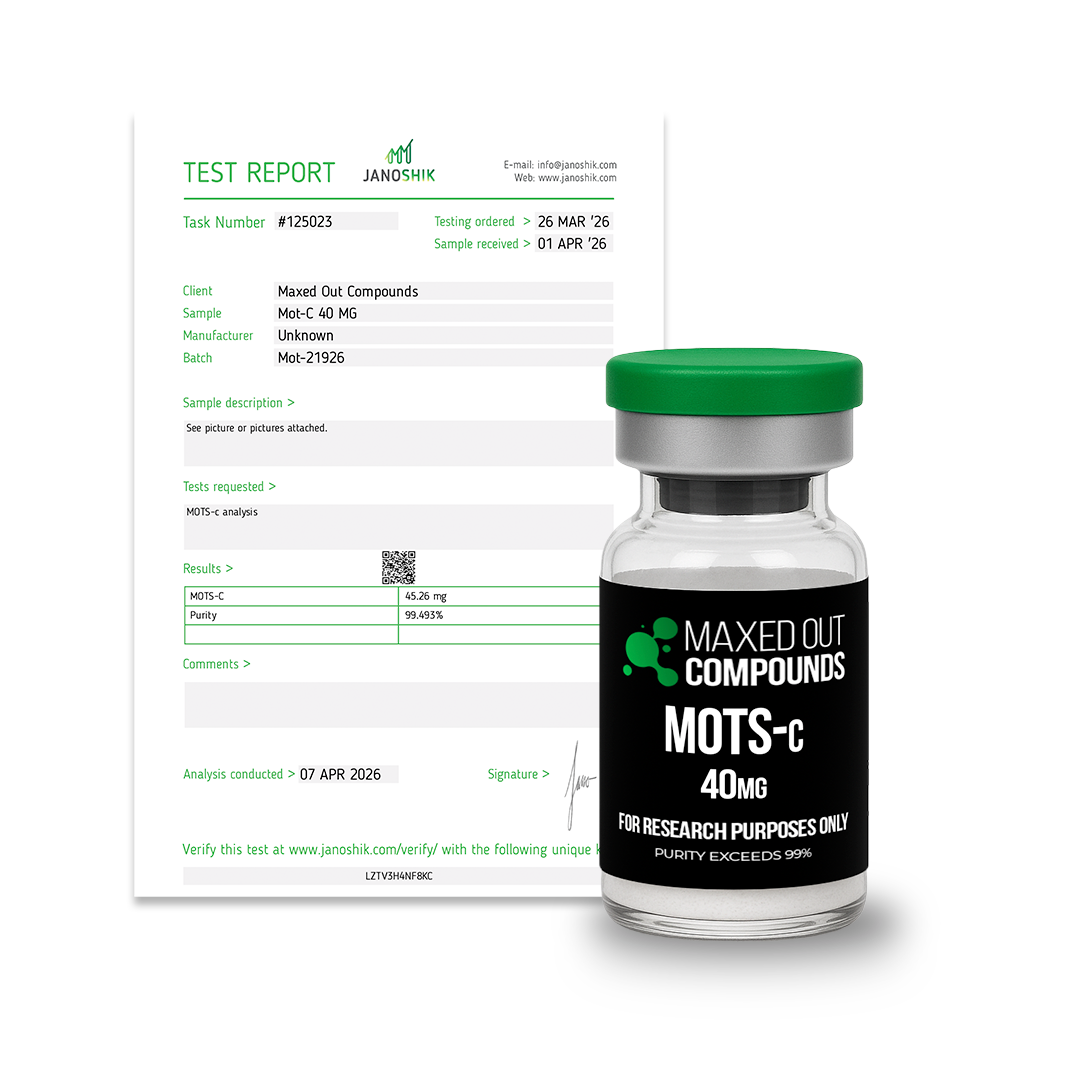 MOTS-c — Maxed Out Compounds